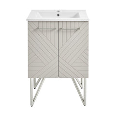 Swiss Madison Annecy 24" Bathroom Vanity in Mayhem Greige - SM-BV256EI - The Home Selection