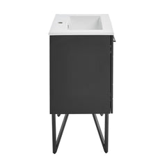 Swiss Madison Annecy 24" Bathroom Vanity in Phantom Black - SM-BV251B - The Home Selection