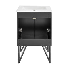 Swiss Madison Annecy 24" Bathroom Vanity in Phantom Black - SM-BV251B - The Home Selection