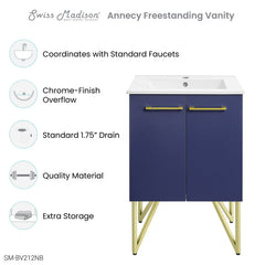 Swiss Madison Annecy 24" Bathroom Vanity - SM-BV2 - The Home Selection
