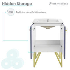 Swiss Madison Annecy 24" Bathroom Vanity - SM-BV2 - The Home Selection
