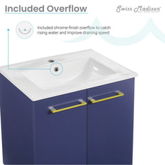 Swiss Madison Annecy 24" Bathroom Vanity - SM-BV2 - The Home Selection