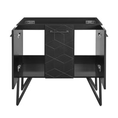 Swiss Madison Annecy 36" Bathroom Vanity in Phantom Black - Cabinet Only - SM-BV261B-C - The Home Selection
