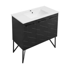 Swiss Madison Annecy 36" Bathroom Vanity in Phantom Black - SM-BV261B - The Home Selection