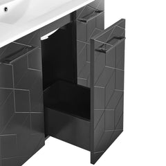 Swiss Madison Annecy 36" Bathroom Vanity in Phantom Black - SM-BV261B - The Home Selection