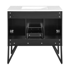 Swiss Madison Annecy 36" Bathroom Vanity in Phantom Black - SM-BV261B - The Home Selection