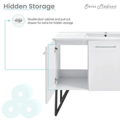 Swiss Madison Annecy 48" Bathroom Vanity - SM-BV2 - The Home Selection