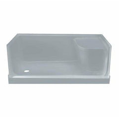 Swiss Madison Aquatique 60" x 32" Left Drain, Shower Base - SM-SB537 - The Home Selection