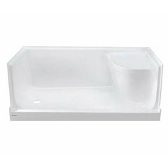 Swiss Madison Aquatique 60" x 32" Left Drain, Shower Base - SM-SB537 - The Home Selection