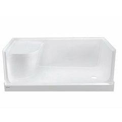 Swiss Madison Aquatique 60" x 32" Right Drain, Shower Base - SM-SB538 - The Home Selection