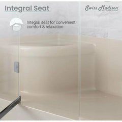 Swiss Madison Aquatique 60" x 32" Right Drain, Shower Base - SM-SB538 - The Home Selection