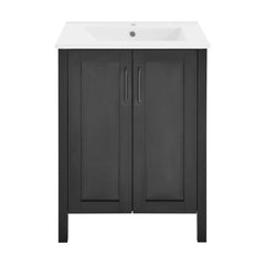 Swiss Madison Avallon 24" Bathroom Vanity in Matte Black - SM-BV280MB - The Home Selection