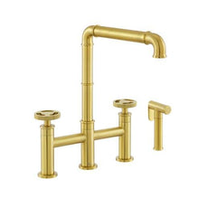 Swiss Madison Avallon Pro Widespread Kitchen Faucet with Side Sprayer SM-KF79 - The Home Selection