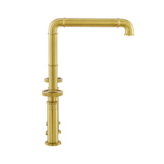 Swiss Madison Avallon Pro Widespread Kitchen Faucet with Side Sprayer SM-KF79 - The Home Selection