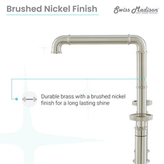 Swiss Madison Avallon Pro Widespread Kitchen Faucet with Side Sprayer SM-KF79 - The Home Selection