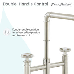 Swiss Madison Avallon Pro Widespread Kitchen Faucet with Side Sprayer SM-KF79 - The Home Selection