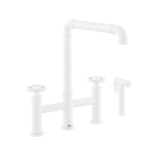 Swiss Madison Avallon Pro Widespread Kitchen Faucet with Side Sprayer SM-KF79 - The Home Selection