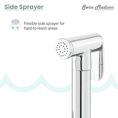 Swiss Madison Avallon Pro Widespread Kitchen Faucet with Side Sprayer SM-KF79 - The Home Selection