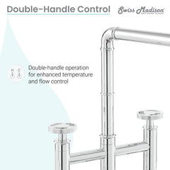 Swiss Madison Avallon Pro Widespread Kitchen Faucet with Side Sprayer SM-KF79 - The Home Selection