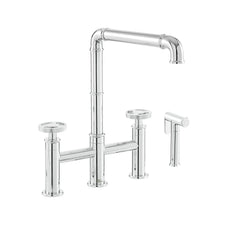 Swiss Madison Avallon Pro Widespread Kitchen Faucet with Side Sprayer SM-KF79 - The Home Selection