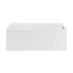 Swiss Madison Avancer 60" x 36" Left-Hand Drain Rectangular Alcove Whirlpool Bathtub with Apron - SM-AB590 - The Home Selection