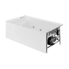 Swiss Madison Avancer 60" x 36" Right-Hand Drain Rectangular Alcove Whirlpool Bathtub with Apron - SM-AB591 - The Home Selection