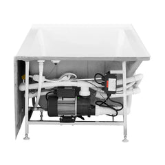 Swiss Madison Avancer 60" x 36" Right-Hand Drain Rectangular Alcove Whirlpool Bathtub with Apron - SM-AB591 - The Home Selection