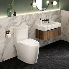 Swiss Madison Beau ﻿One-Piece Elongated Toilet Vortex™ Dual-Flush 1.1/1.6 gpf - SM-1T115 - The Home Selection