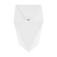Swiss Madison Brusque One-Piece Pedestal Sink - ﻿SM-PS314 - The Home Selection