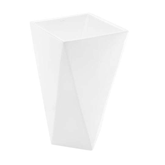 Swiss Madison Brusque One-Piece Pedestal Sink - ﻿SM-PS314 - The Home Selection