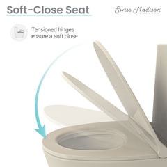 Swiss Madison Burdon One-Piece Elongated Toilet Vortex™ Dual-Flush 1.1/1.6 gpf - SM-1T111 - The Home Selection