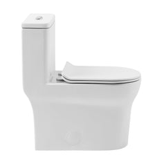 Swiss Madison Burdon One-Piece Elongated Toilet Vortex™ Dual-Flush 1.1/1.6 gpf - SM-1T111 - The Home Selection