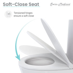 Swiss Madison Burdon One-Piece Elongated Toilet Vortex™ Dual-Flush 1.1/1.6 gpf - SM-1T111 - The Home Selection