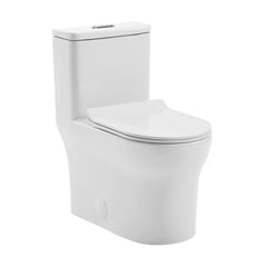 Swiss Madison Burdon One-Piece Elongated Toilet Vortex™ Dual-Flush 1.1/1.6 gpf - SM-1T111 - The Home Selection