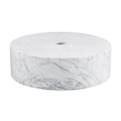 Swiss Madison ﻿Cache 17" Round Vessel Bathroom Sink in Marbled Grey - SM-VSM252E - The Home Selection