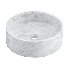 Swiss Madison ﻿Cache 17" Round Vessel Bathroom Sink in Marbled Grey - SM-VSM252E - The Home Selection