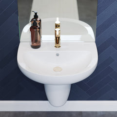 Swiss Madison Caché 21" Wall-Mount Bathroom Sink - SM-WS321 - The Home Selection