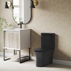 Swiss Madison Calice Two-Piece Elongated Rear Outlet Toilet Dual-Flush 0.8/1.28 gpf - SM-2T120 - The Home Selection