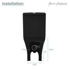 Swiss Madison Calice Two-Piece Elongated Rear Outlet Toilet Dual-Flush 0.8/1.28 gpf - SM-2T120 - The Home Selection