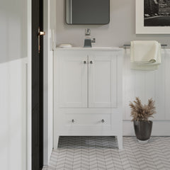 Swiss Madison Cannes 24" Bathroom Vanity in White - SM-BV412 - The Home Selection