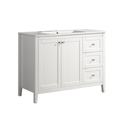 Swiss Madison Cannes 48" Bathroom Vanity in White - SM-BV414 - The Home Selection
