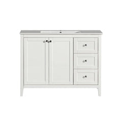 Swiss Madison Cannes 48" Bathroom Vanity in White - SM-BV414 - The Home Selection