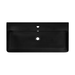 Swiss Madison Carré 36" Console Sink Matte Black Basin w/ Legs - SM-CS7 - The Home Selection