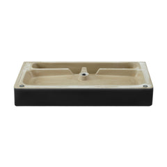 Swiss Madison Carré 36" Console Sink Matte Black Basin w/ Legs - SM-CS7 - The Home Selection