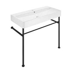 Swiss Madison Carré 36" Console Sink White Basin w/ Legs - SM-CS7 - The Home Selection