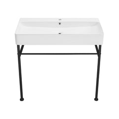 Swiss Madison Carré 36" Console Sink White Basin w/ Legs - SM-CS7 - The Home Selection