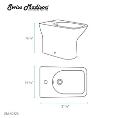 Swiss Madison Carré Bidet - SM-BD228 - The Home Selection