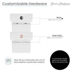 Swiss Madison Carré One-Piece Square Toilet Dual-Flush 1.1/1.6 gpf - SM-1T256 - The Home Selection