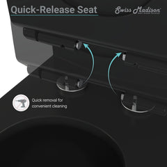 Swiss Madison Carré One-Piece Square Toilet Dual-Flush 1.1/1.6 gpf - SM-1T256 - The Home Selection