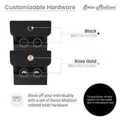 Swiss Madison Carré One-Piece Square Toilet Dual-Flush 1.1/1.6 gpf - SM-1T256 - The Home Selection